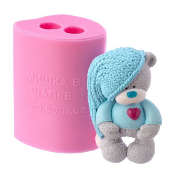 Forma silikonowa Miś w czapce