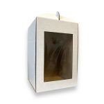 Pudełko na tort z okienkiem 20×20×30 cm.