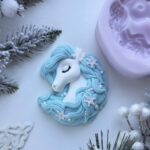 Forma silikonowa „Śnieżny konik 2D”