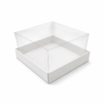 Pudełko „Akwarium” do tortów bento, 140×140×80 mm