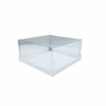 Pudełko „Akwarium” na torty bento, 170×170×80 mm