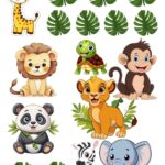 Wydruk na masie cukrowej Safari