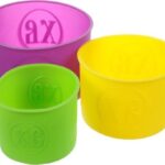 Zestaw silikonowych form na paskę.