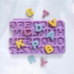 Forma silikonowa „Angielski alfabet” 2 cm