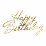 Topper akrylowy „Happy Birthday”