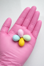 Jajka czekoladowe małe dekoracja wielkanocna 1,5cm 50g - obrazek 3