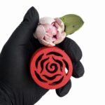 Tylka do kwiatów z zefiru „Tulipan”, 4 cm