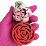 Tylka do kwiatów z zefiru „Tulipan 2”, 4 cm