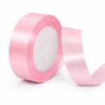 Taśma satynowa jasnoróżowa 25 mm. 23 m