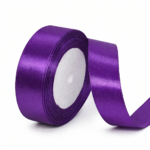 Taśma satynowa fioletowa 25 mm. 23 m