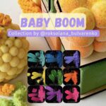 Autorski zestaw barwników tłuszczorozpuszczalnych Baby Boom by @roksolana_bulvarenko – 9 szt.