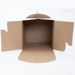 Pudełko na tort z rączką 26x26x25 cm. - obrazek 2