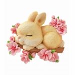 Forma silikonowa „Zajączek w kwiatach” 2D