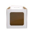 Pudełko na tort z okienkiem 20x20x25 cm