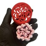 Tylka do kwiatów z zefiru „Tulipan 6”, 5 cm.