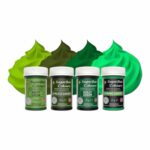 Sugarflair Green Paste Set – zestaw barwników uniwersalnych w paście 4x25 g - obrazek 2