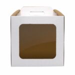 Pudełko na tort z okienkiem 22x22x25 cm