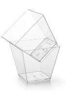 Pucharki plastikowe do deserów 
180 ml. 5 szt. - obrazek 2