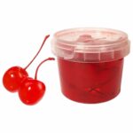 Czereśnie koktajlowe czerwone dekoracja na tort deser z ogonkami bez pestek 12 szt