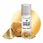 Barwnik w sprayu spożywczy złoty New Gold 50 ml, Food Colours